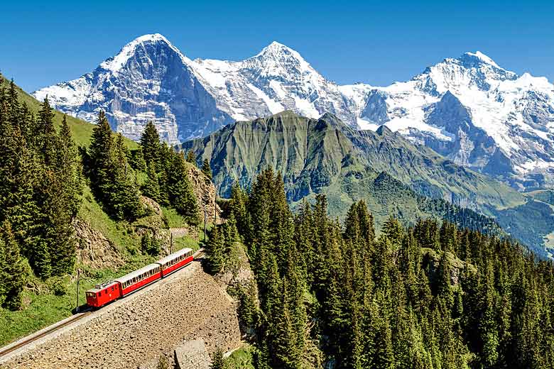 The Schynige Platte railway, just south of Interlaken - photo courtesy of Jungfrau Region Tourist Board