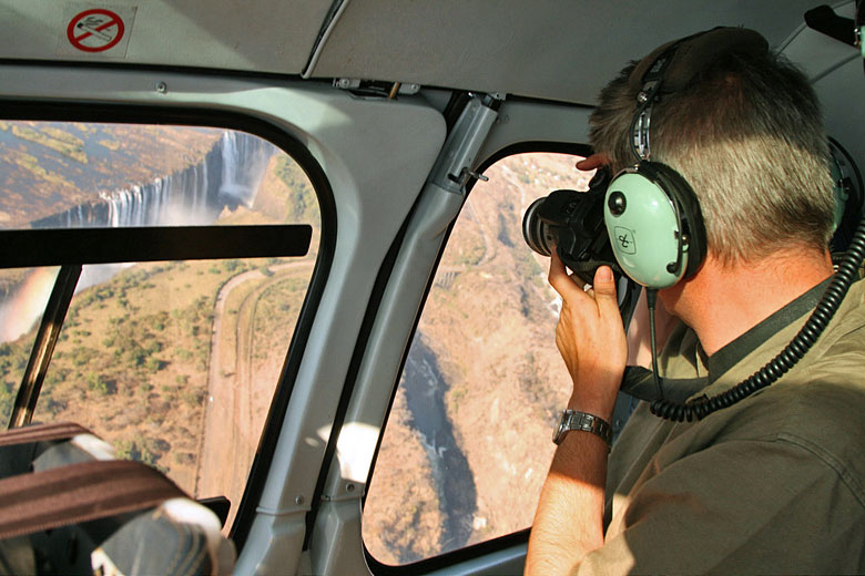 See Victoria Falls from above