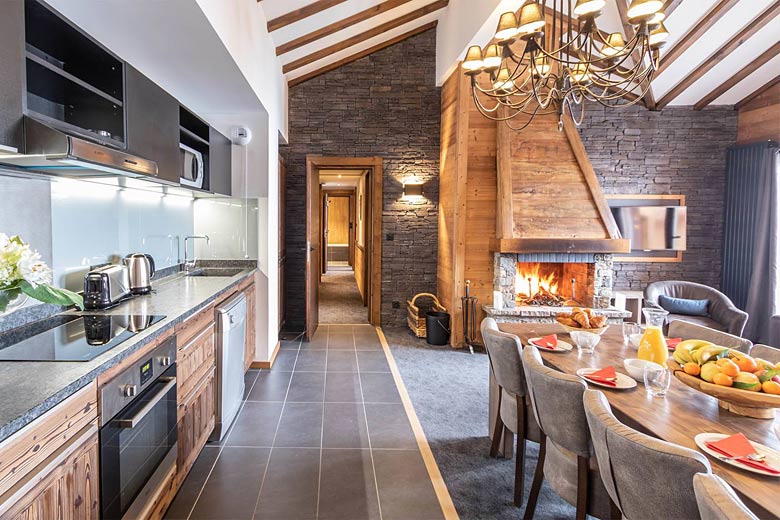 Five star self-catering apartment in Val Thorens - photo courtesy of Ski France