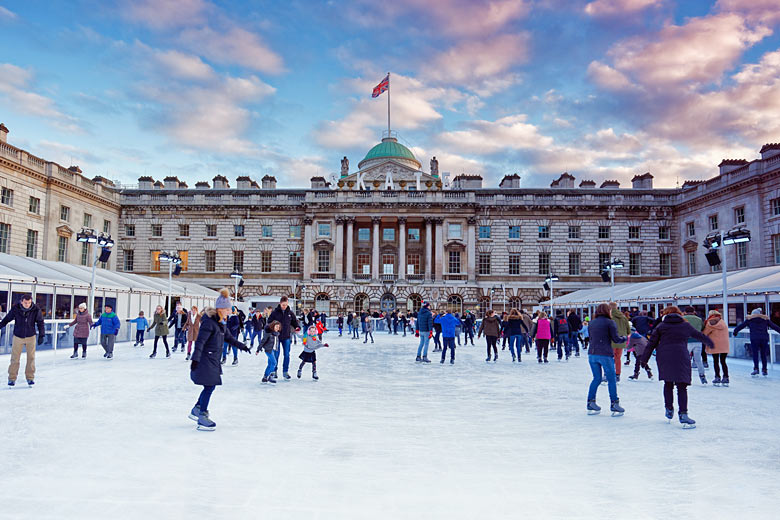 Ice skating at Somerset House Ice skating at Somerset House