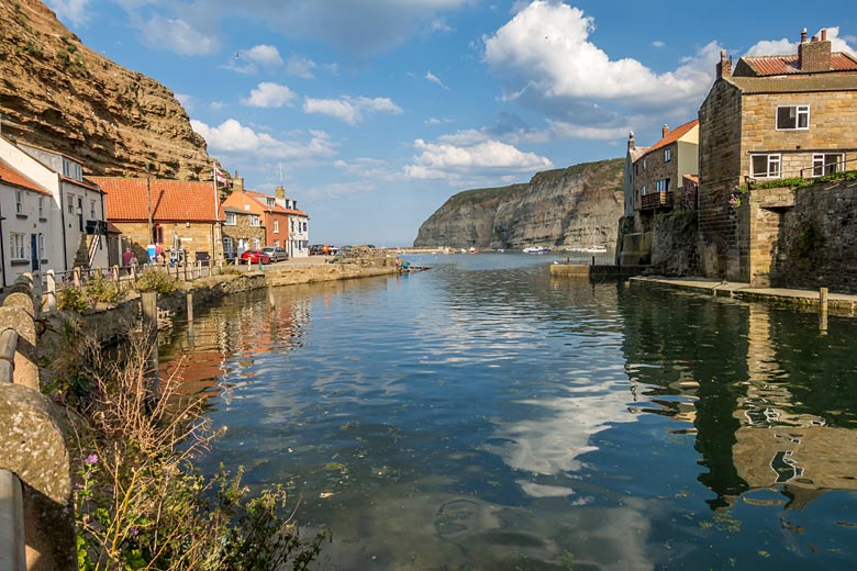 The pretty town of Staithes, North Yorkshire