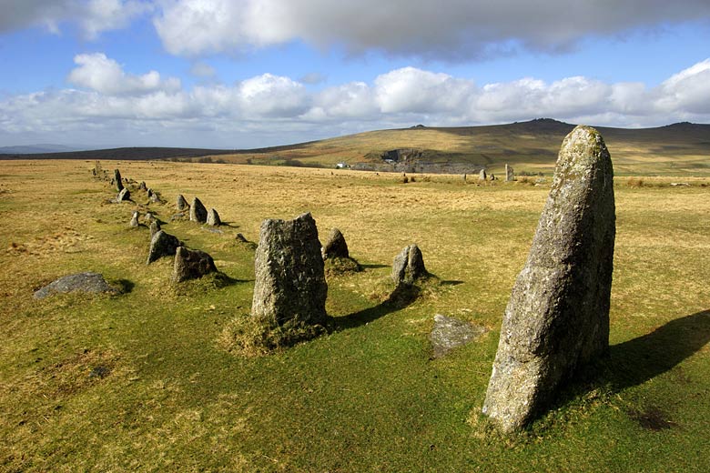 Standing stones at Merrivale, Dartmoor