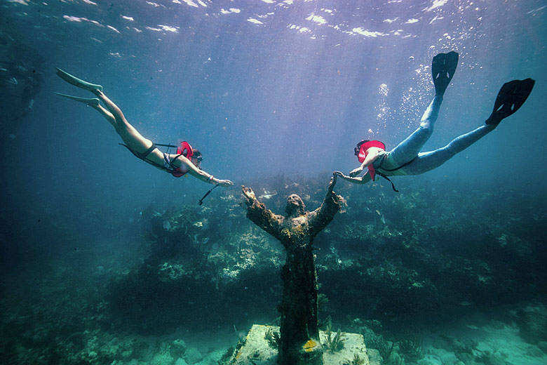 Diving to Christ of the Abyss, Pennekamp State Park