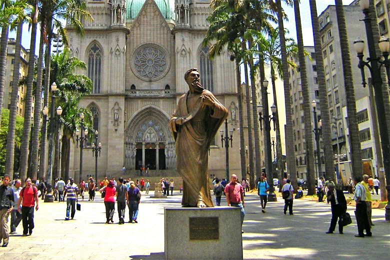 Statue of Saint Paul the apostle, the city's namesake