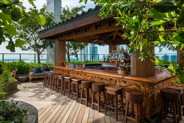 Sugar rooftop bar and garden, 40th floor EAST Miami - photo courtesy of Swire Hotels