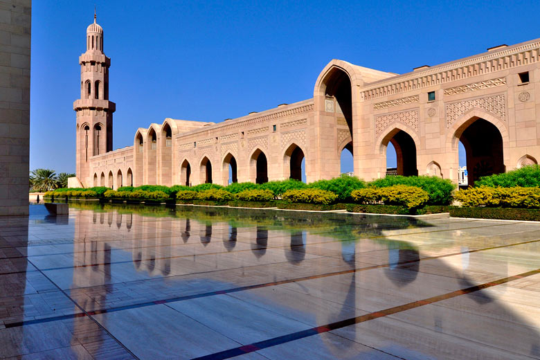 Part of the Sultan Qaboos Grand Mosque, Muscat, Oman