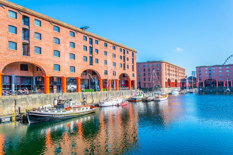 Sunshine on Royal Albert Dock, Liverpool