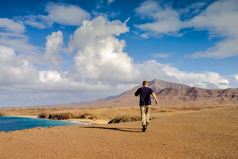 Open spaces on a sunny day in Lanzarote, Canary Islands
