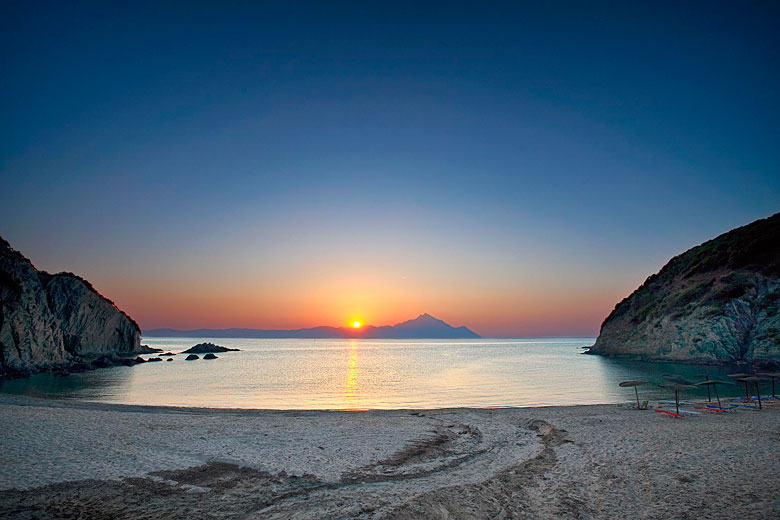 Sunrise over Mount Athos - photo courtesy of Greek National Tourism Organisation