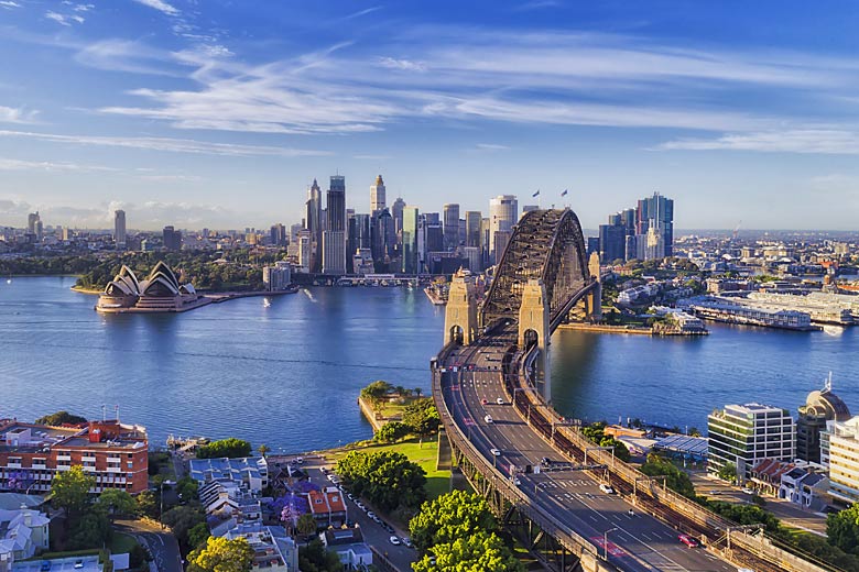View across Sydney's famous harbour