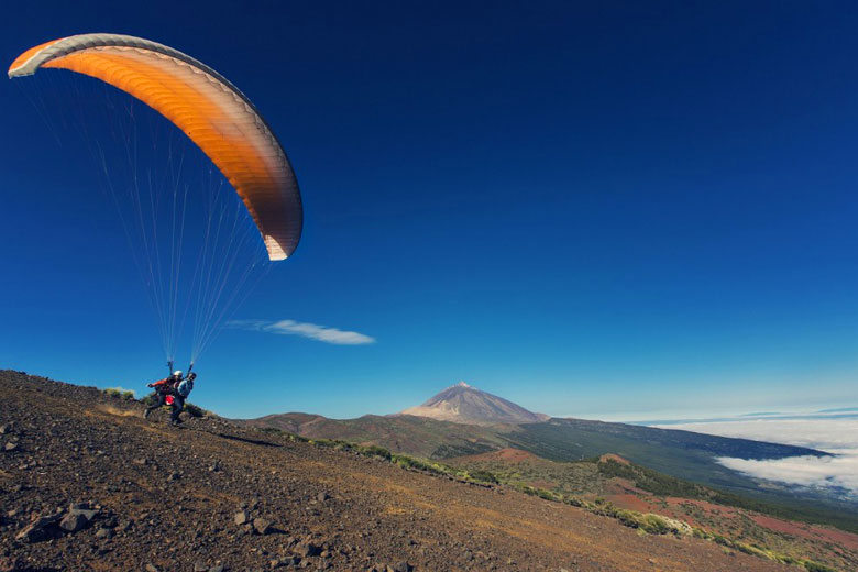 Taking the plunge paragliding in Tenerife