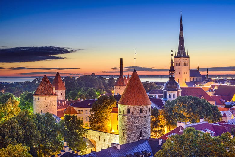 The old city of Tallinn, Estonia