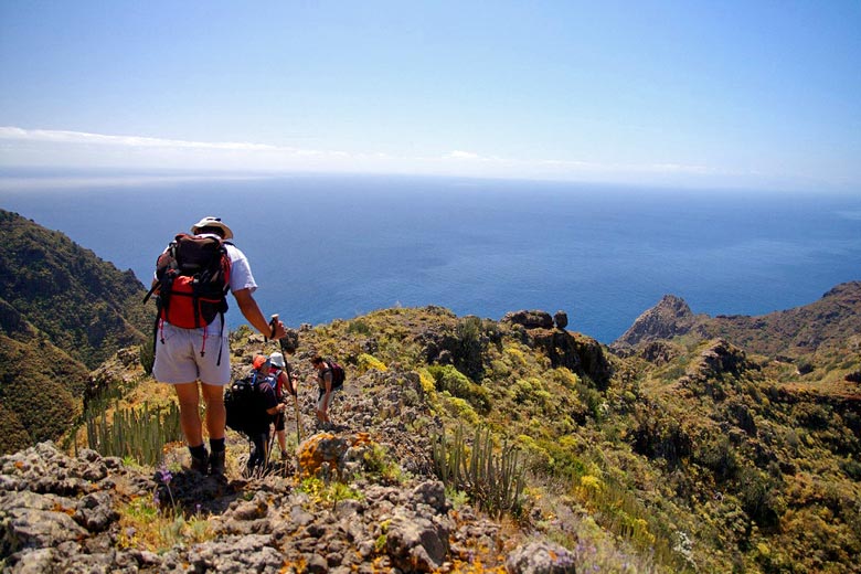 The weather in Tenerife in April is great for walking