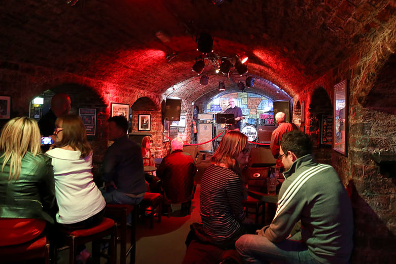 Inside the famous Cavern Club