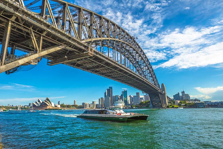 The historic Sydney Harbour Bridge