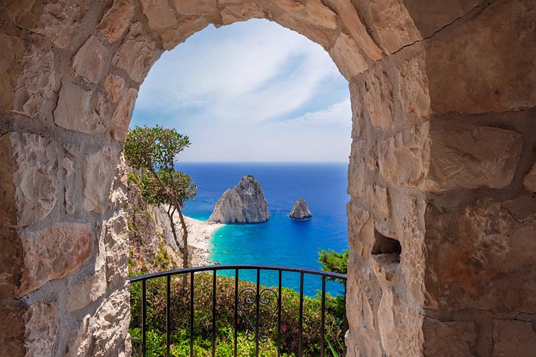 Mizithres beach and viewpoint, southwest Zante