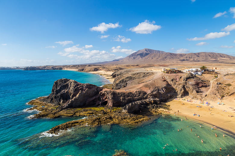 The inviting beaches of Papagayo, Lanzarote The inviting beaches of Papagayo, Lanzarote
