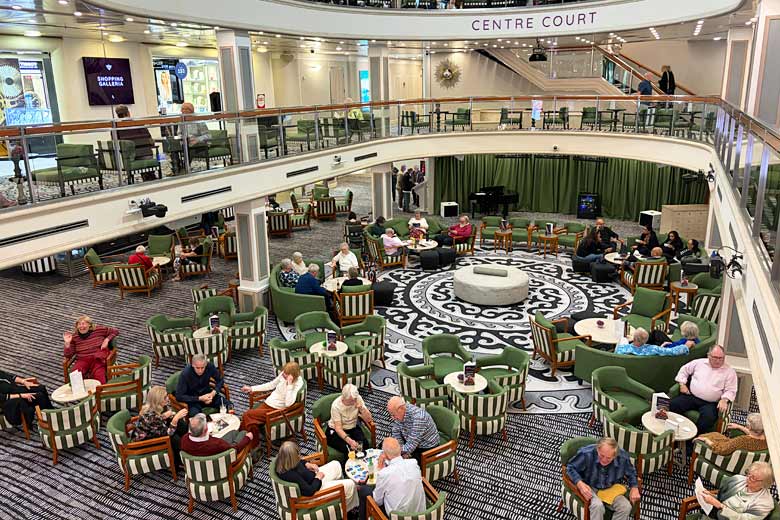 Grab a coffee at Centre Court onboard Ambience