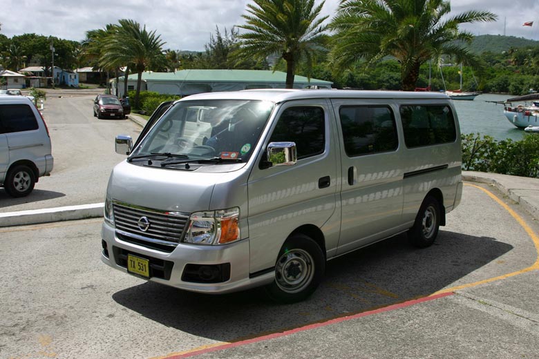 Air conditioned taxi, Antigua