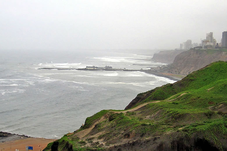Typical winter day in Lima, Peru