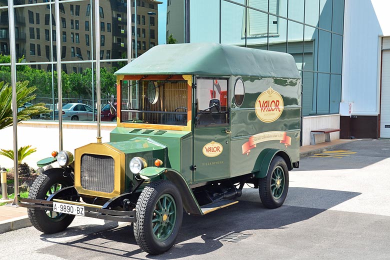 Vintage vehicle at the Valor Chocolate Museum Vintage vehicle at the Valor Chocolate Museum