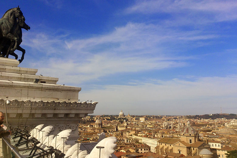 View from Altare della Patria, Rome © Kirsten Henton