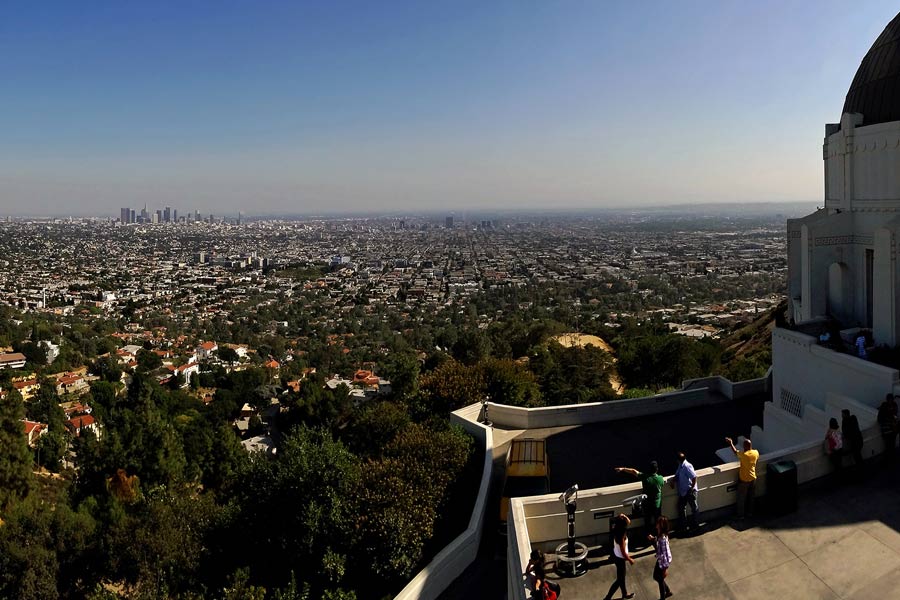 View of LA from the Griffith Observatory