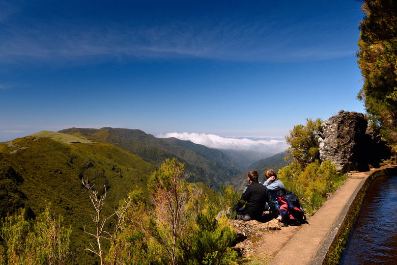 Enjoying the view from the top, Madeira Island - photo courtesy of Visit Madeira