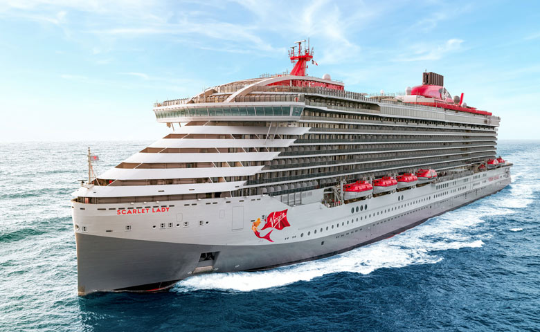 The new Virgin Voyages ship - Scarlet Lady - © Virgin Holidays