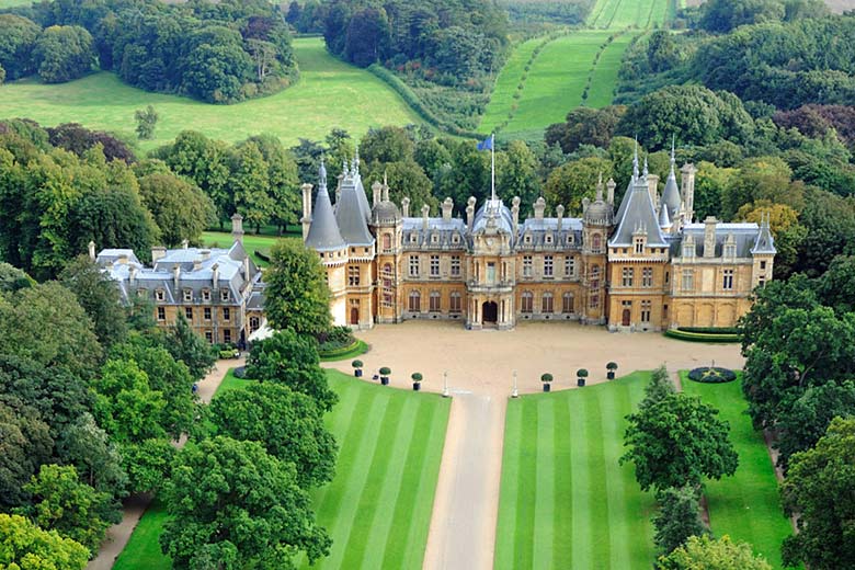 The intricate architecture of 19th-century Waddesdon Manor