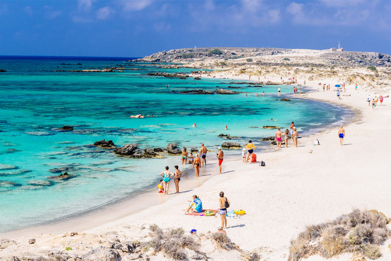 Elafonissi Beach Crete, famous for its white sand © Aetherial - Fotolia.com