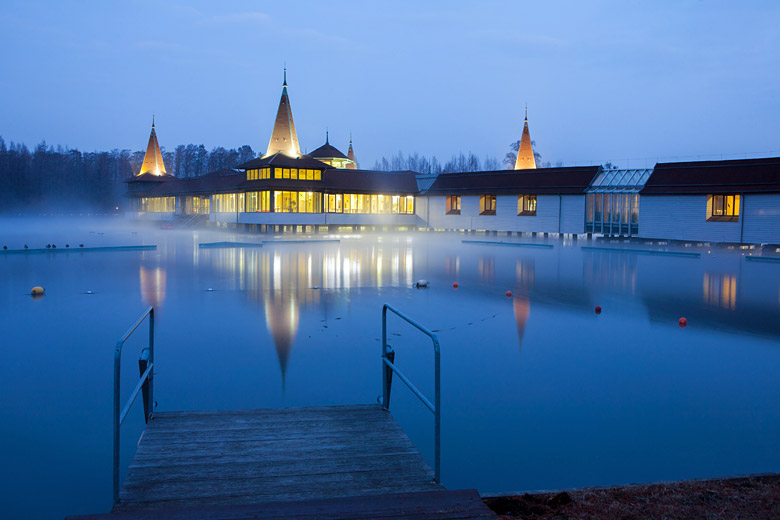 The allegedly healing waters of Lake Hévíz