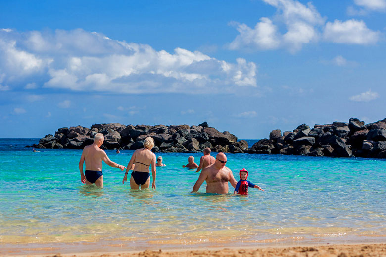 Swimming in Lanzarote in November © Antony Hollingworth - Flickr Creative Commons